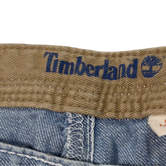 Timberland Vintage Women’s Jean Carpi Pants Size 12 Adjustable Waist 100% Cotton - Picture 8 of 10